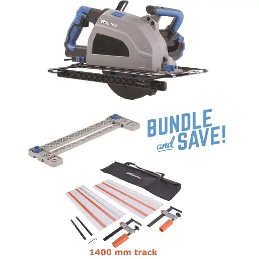 [614.BS.S210.TRA.140] EVOLUTION POWER TOOLS - COMBOPACK S210CCS + TRACK ADAPTOR + ST1400G2