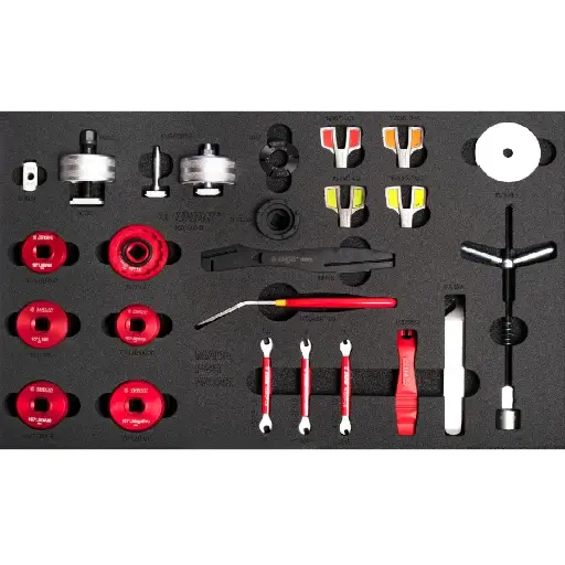 [13.BIKE.1600SOS.26.R] UNIOR BIKE - SET FIETSGEREEDSCHAP IN SOS TOOL TRAY