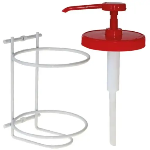 [715.H00011] BIO-CIRCLE - PUMP AND MOUNTING BRACKET FOR HAND CLEANING CREAM