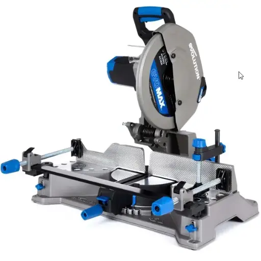 [614.EVOLU.S355MCS.G2] EVOLUTION POWER TOOLS - TRONCONNEUSE ET SCIE A ONGLETS S355MCS DEUXIÈME GÉNÉRATION LAME EN ACIER DOUX INCLUSE